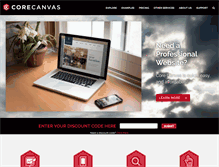 Tablet Screenshot of corecanvas.com